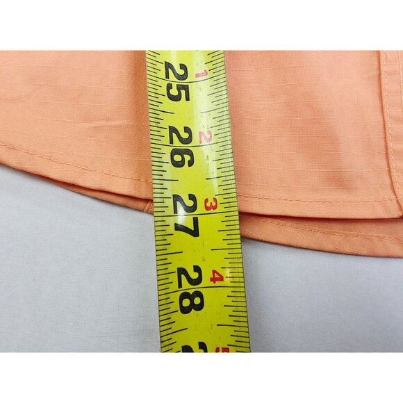 Wrangler Riggs Workwear Womens Size Medium Tangarine Back Vent Long Sleeve Shirt - Picture 11 of 13